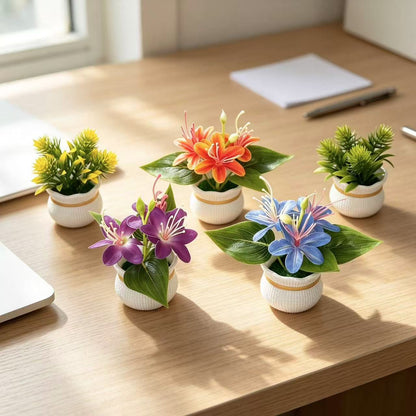 Lebendige künstliche Blumenarrangement