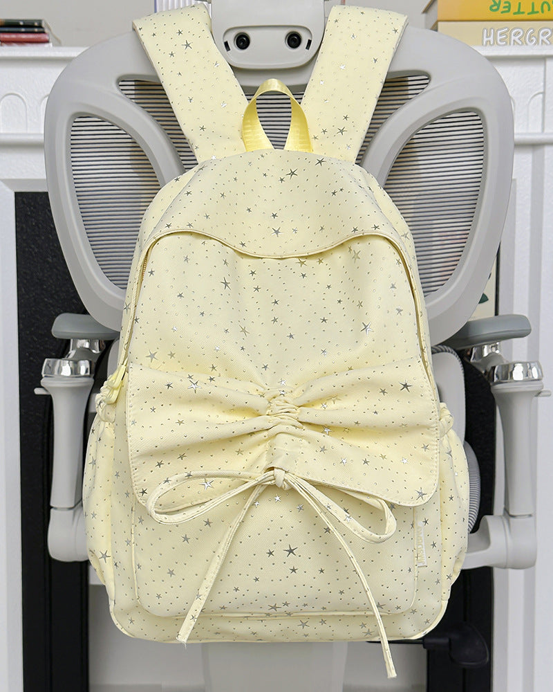 Sternenprint Schleifen-Detail Rucksack Brehn