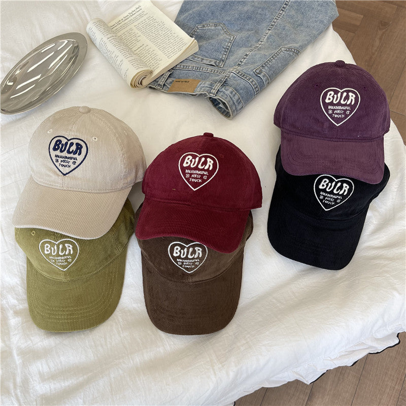 Damen Strukturiertes Corduroy Baseball Cap Brehn
