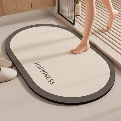 Elegante ovale dekorative Teppichmatte für Zuhause