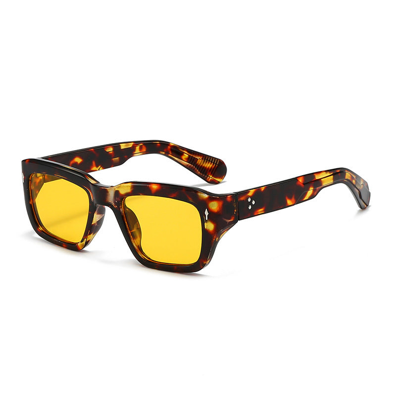 Oversized Vintage Geometric Sonnenbrille Brehn