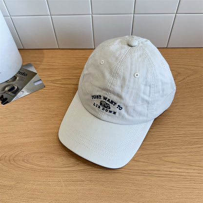 Damen Casual Bestickte Verstellbare Baseballkappe Brehn