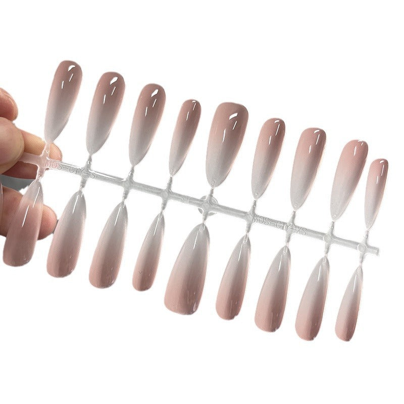 Elegante French Tip Press-On Nagelkollektion Brehn
