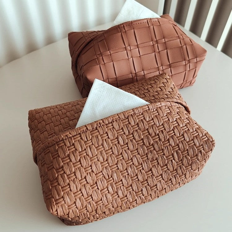 Woven Tissue Box Cover Brehn