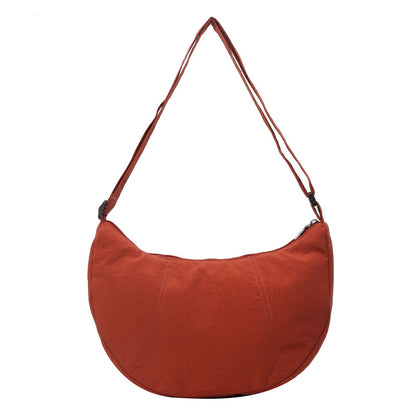 Weiches Stoff Hobo Schultertasche