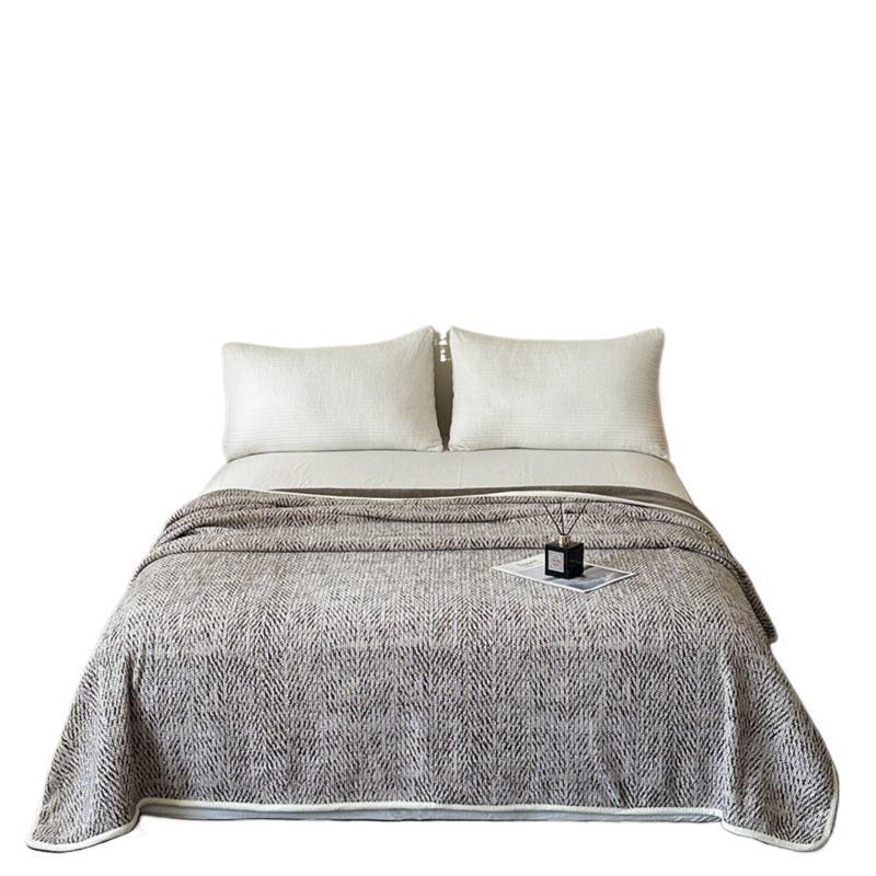 Texturiertes Strickfleece-Decke Brehn