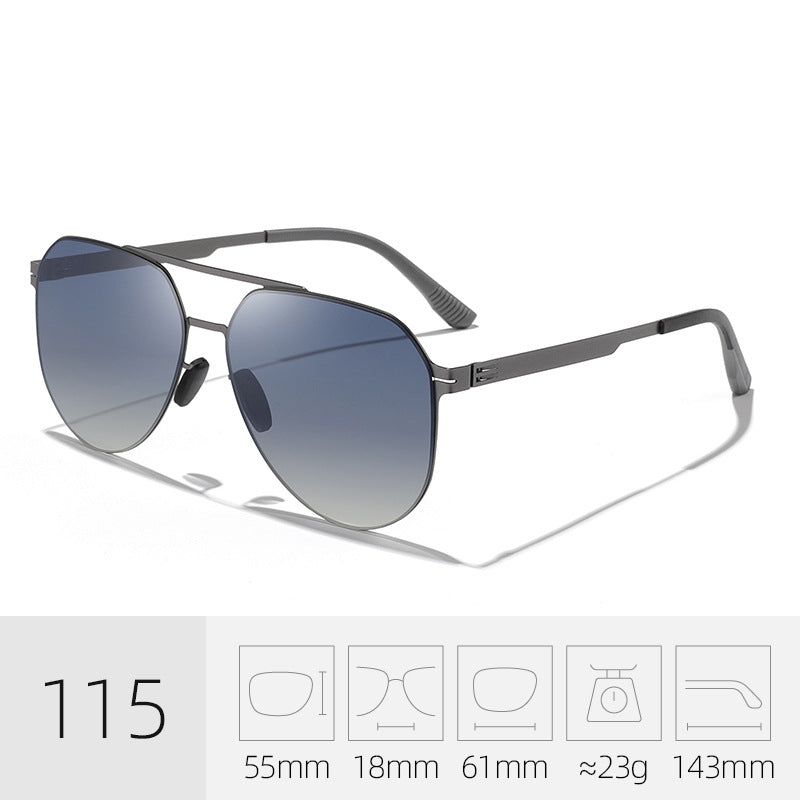 Premium leichte Aviator Sonnenbrille Brehn