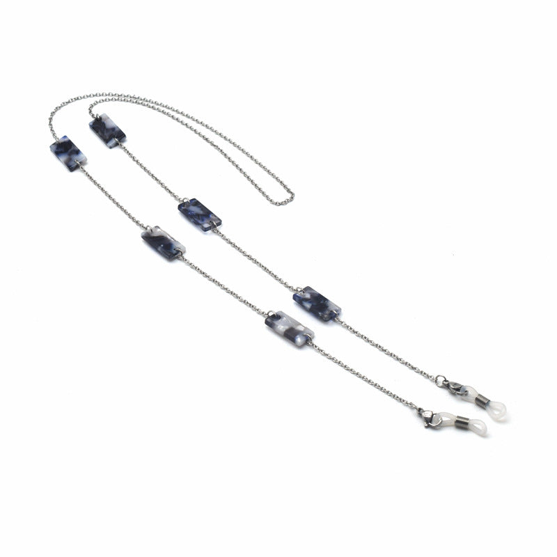 Elegante mit Perlen akzentuierte Brillenhalterkette Brehn