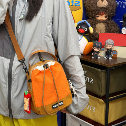 Stylische Kordelzug Mini Rucksack Brehn