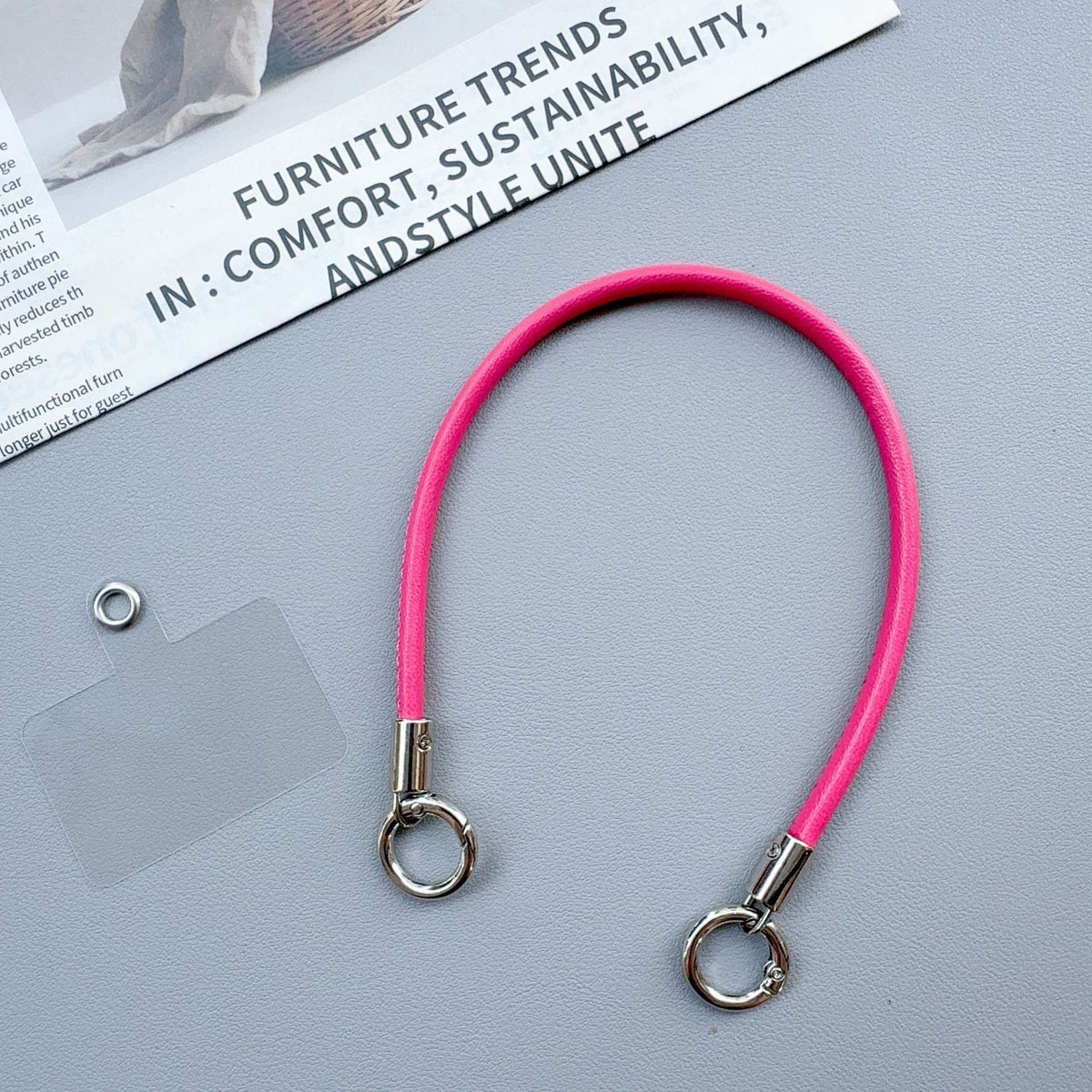 Premium langlebiger Schlüsselband mit Metallclips Brehn