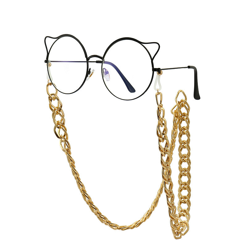 Kette-Detail Katzenaugenbrille Brehn