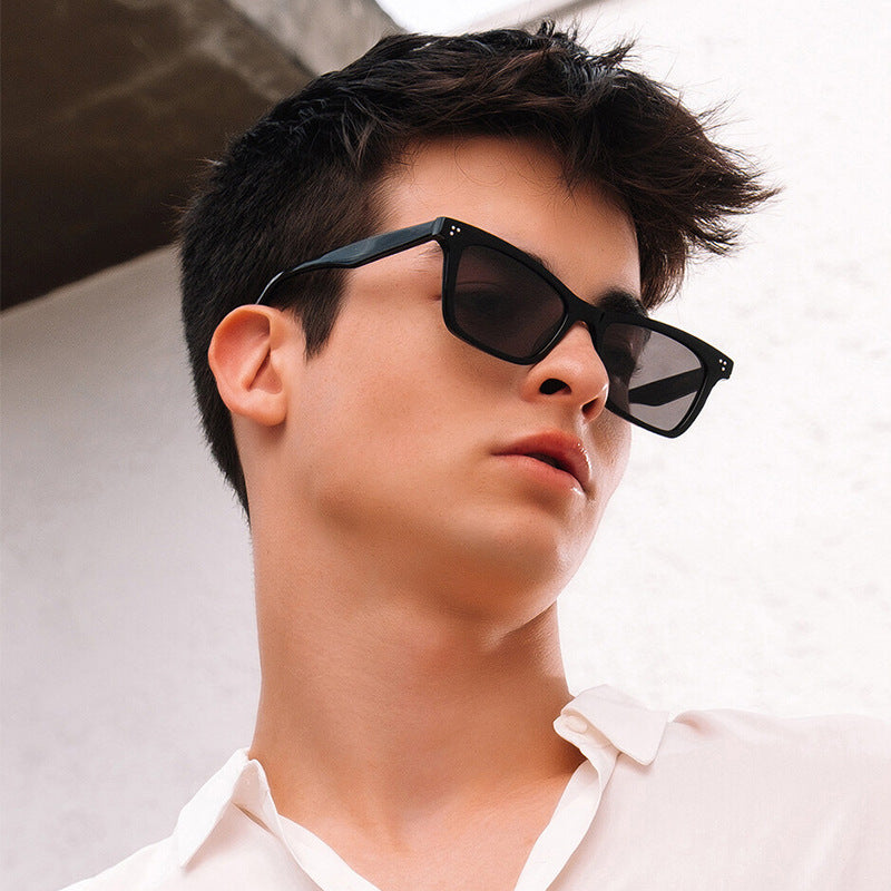 Damen elegante Sonnenbrille im modischen Rechteckdesign Brehn