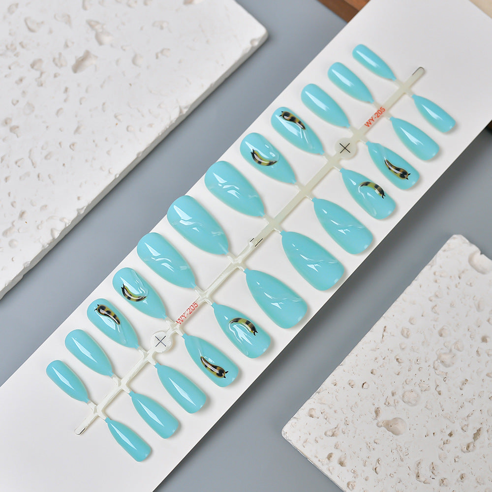 Stylisches dekoratives Druck-Nagelset Brehn