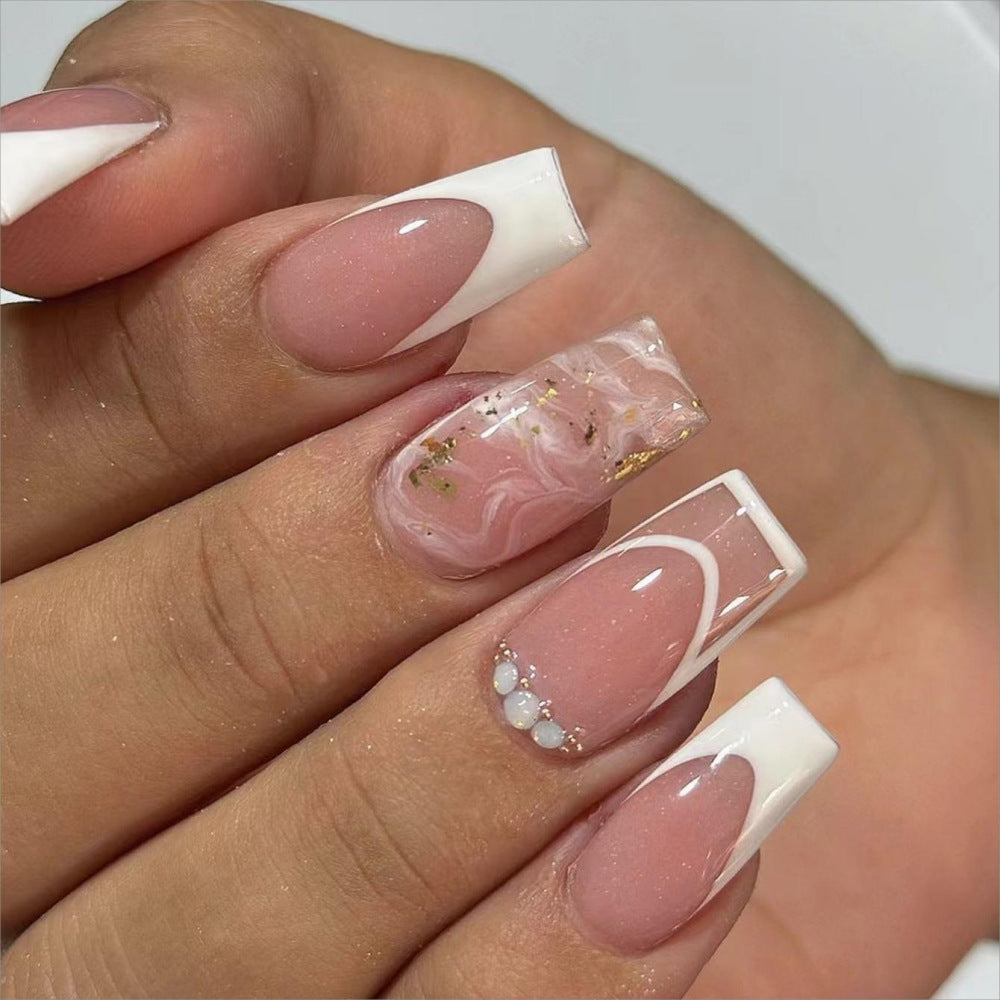 Luxus Marmor Nagelkunst Verlängerungen