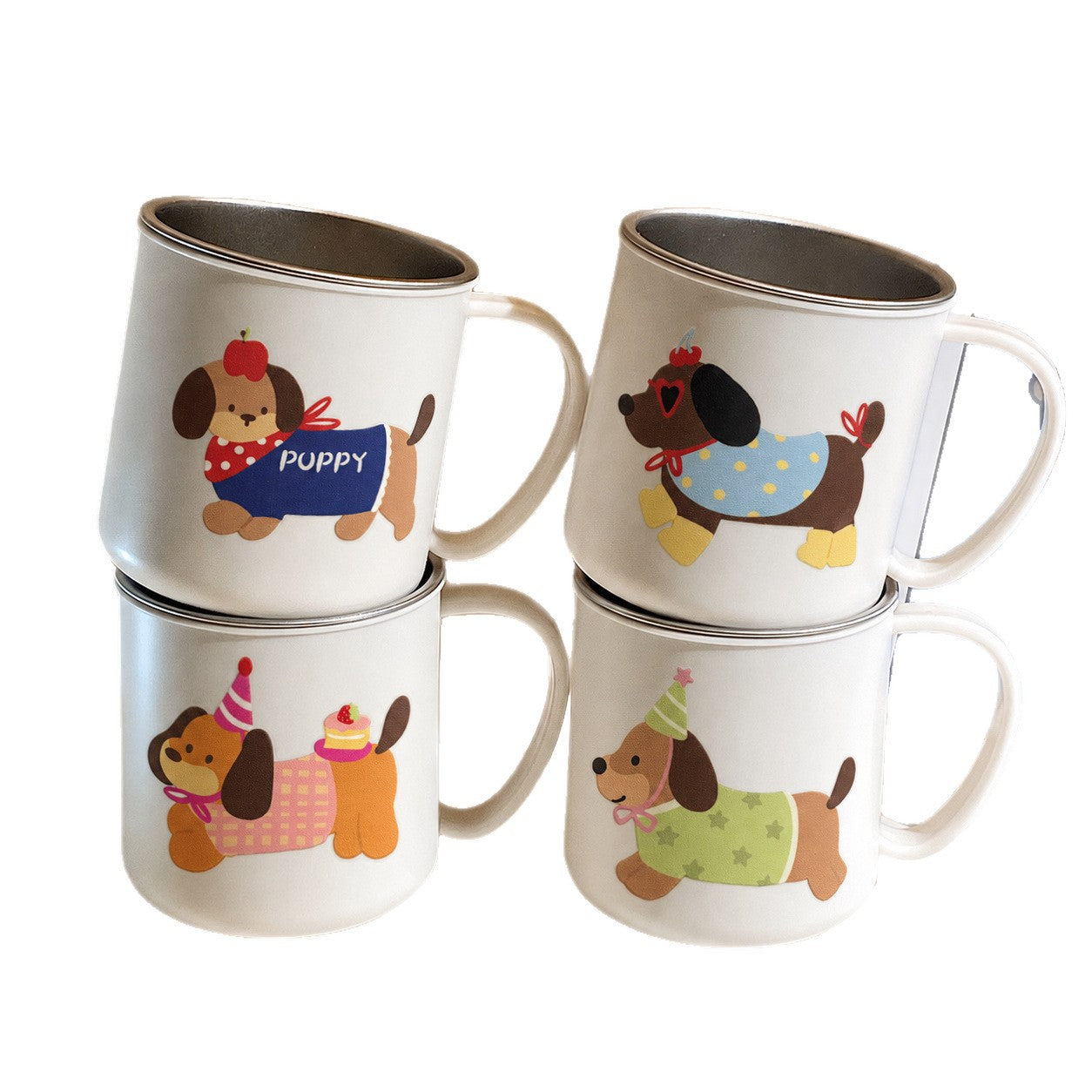 Keramiktasse mit Charmantem Hundemotiv Brehn