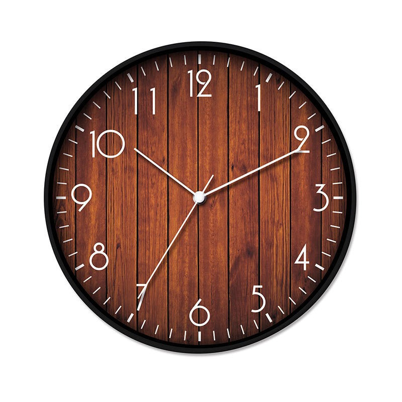Wanduhr mit Holzoptik Brehn