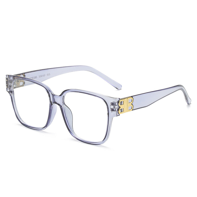 Damen modische quadratische Sonnenbrille mit elegantem Logo Brehn