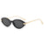 Damen elegante Sonnenbrille im markanten hexagonalen Design Brehn