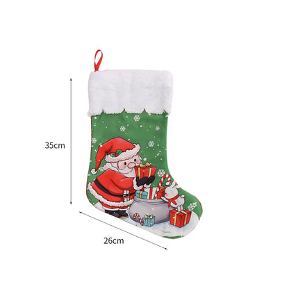 Weihnachtlich dekorative Socke