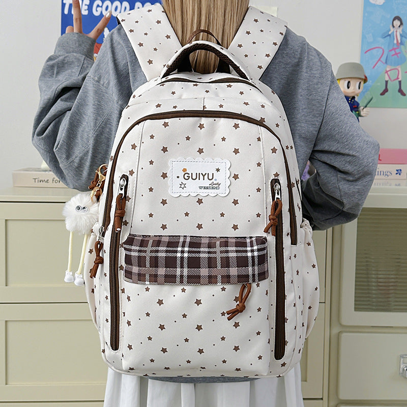 Stylische Stern-Druck Rucksack Brehn 1791205961