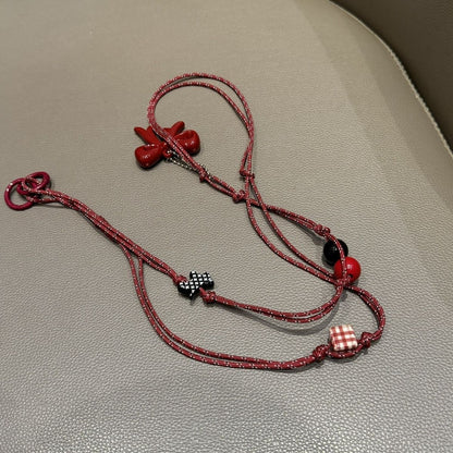 Verspielter Perlen Charm Brillenhalter Brehn