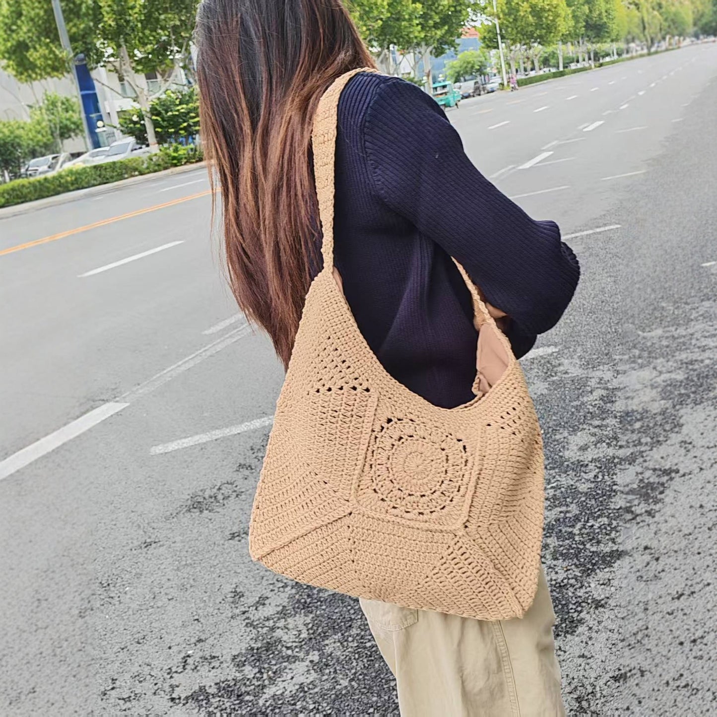 Häkel-Handtasche Brehn