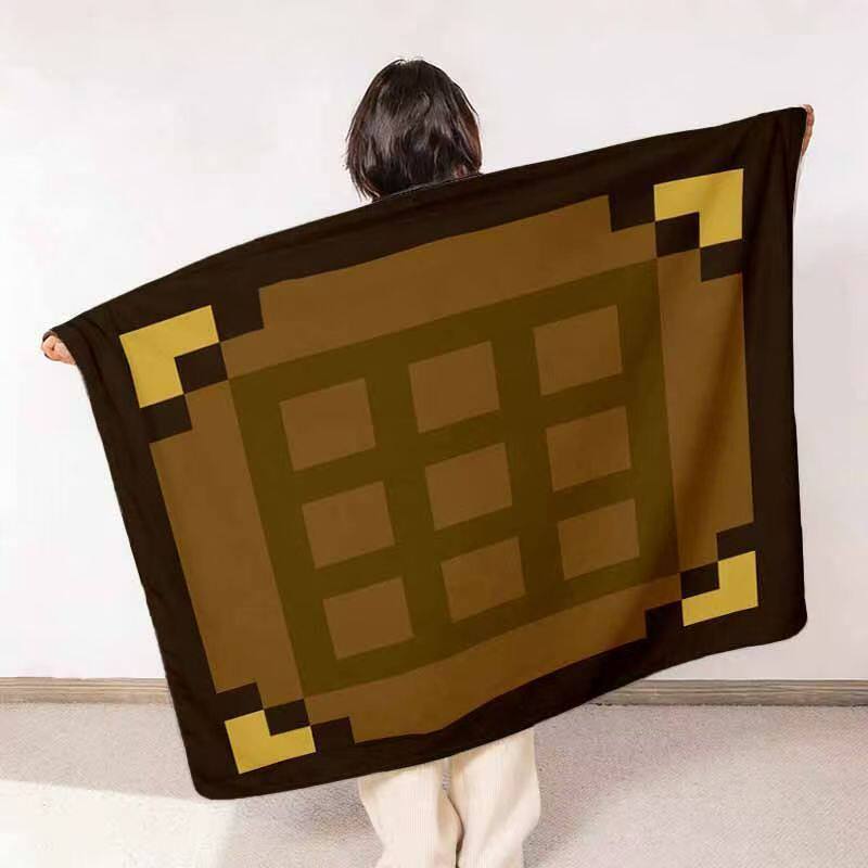 Gemütliche Karomuster-Fleece-Decke