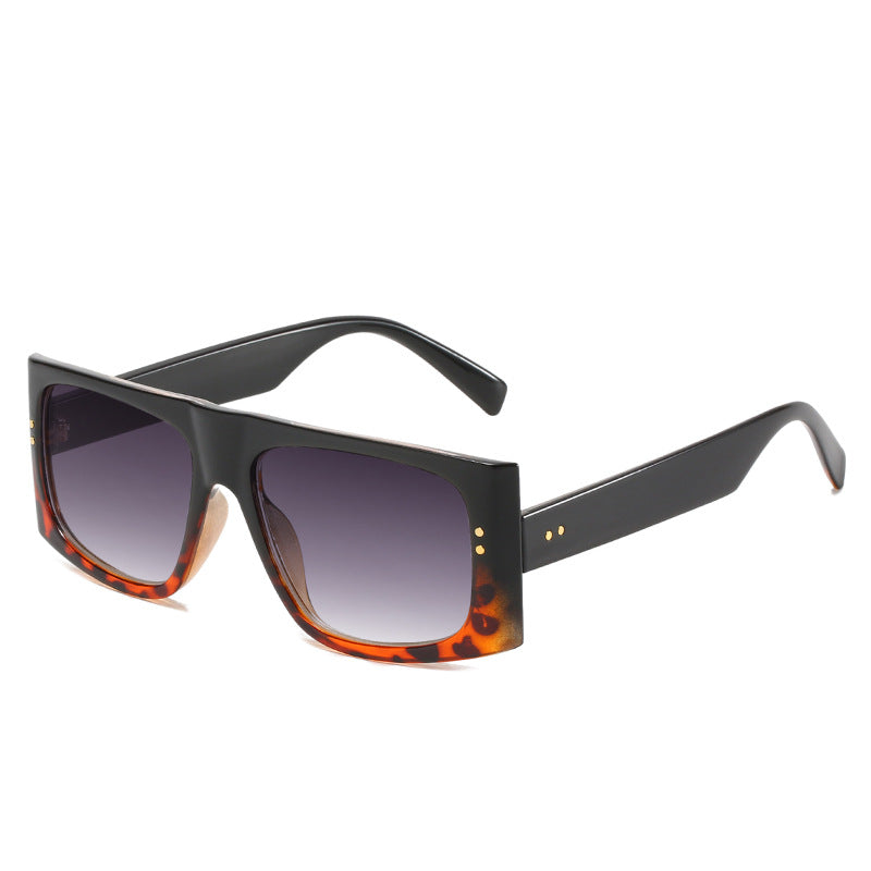 Damen oversized Sonnenbrille mit stylishem, schmalem Rahmen Brehn