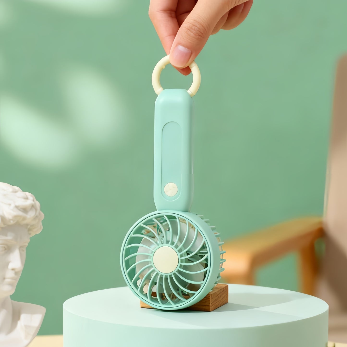 Damen Tragbarer Handventilator mit USB-Ladefunktion Brehn