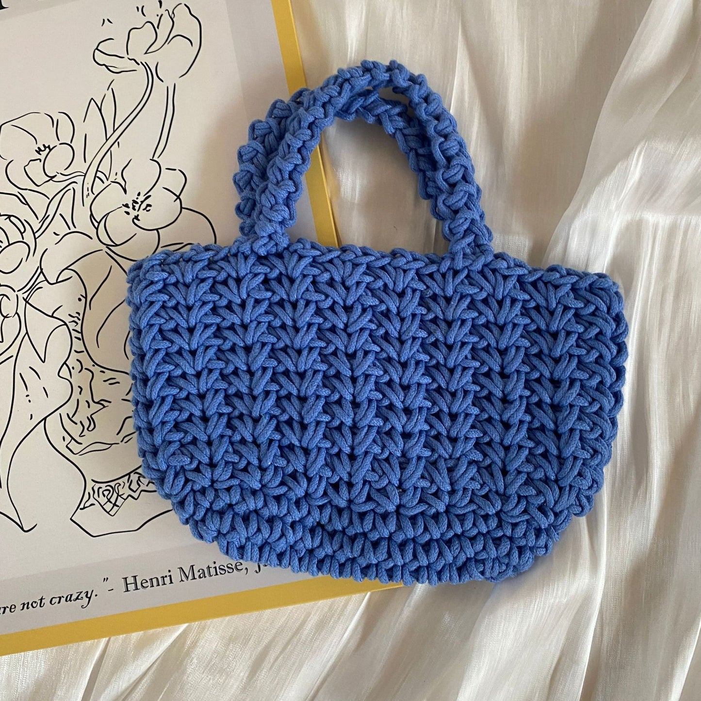 Handgeknüpfte Baumwolltasche Brehn