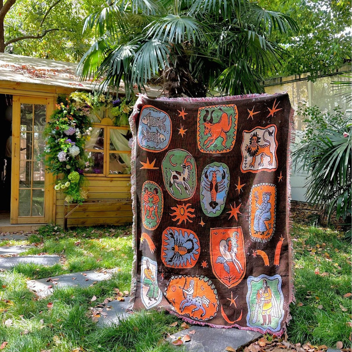 Dekorative Wurfdecke