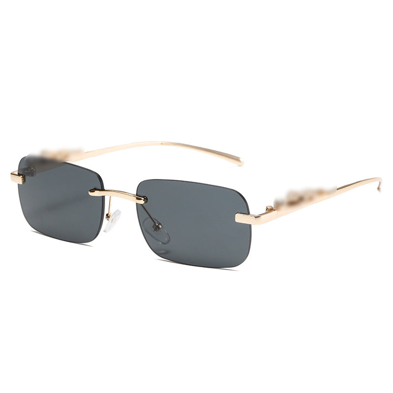 Damen stilvolle rechteckige Sonnenbrille Brehn