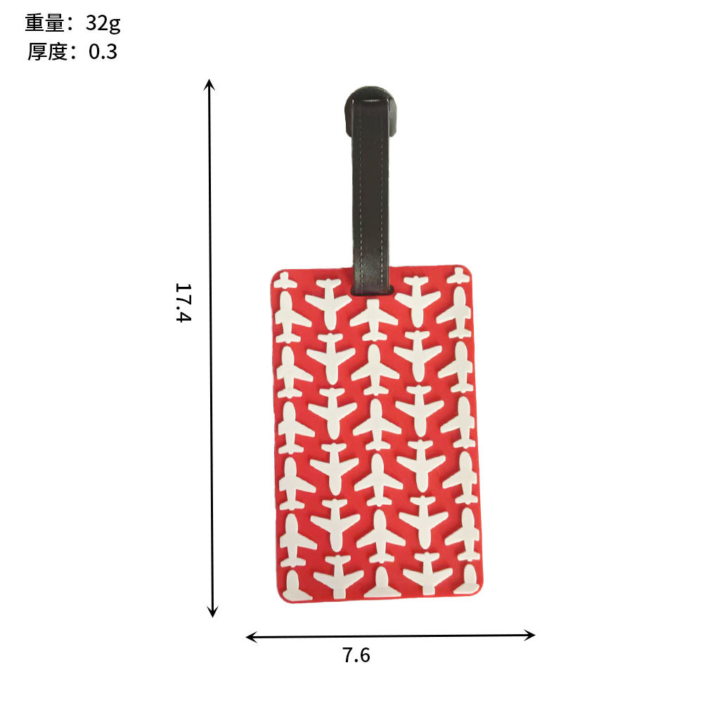 Unisex Gepäckanhänger mit kreativem Flugzeug-Muster Brehn