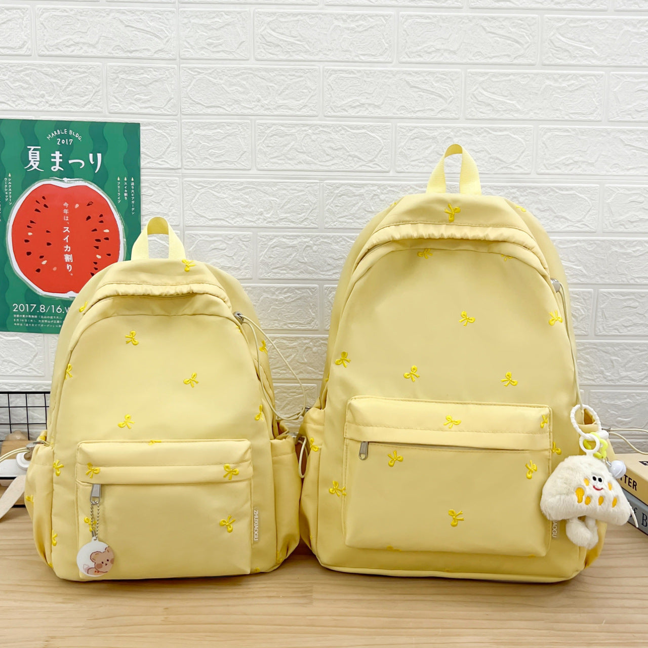 Lustige gemusterte lässige Rucksack