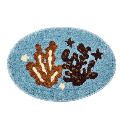 Marinestil Plüsch-Teppich Brehn