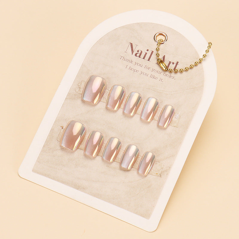 Premium Glänzendes Press-On Nagelset Brehn