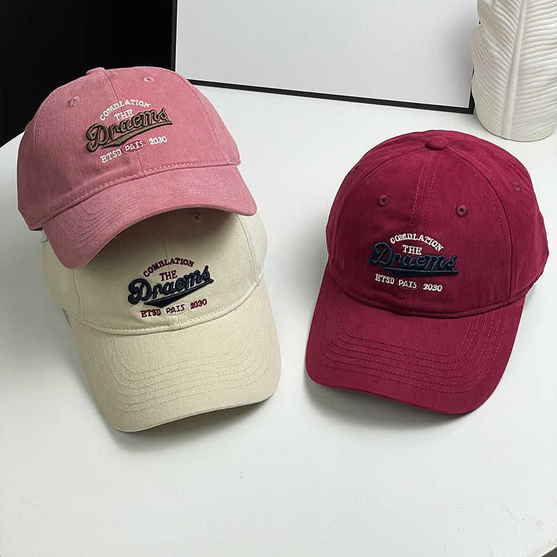 Unisex Vintage-inspirierte bestickte Baseballmütze Brehn