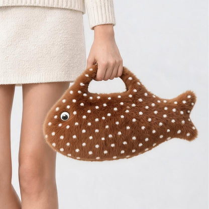 Verspielt Fischförmige Handtasche