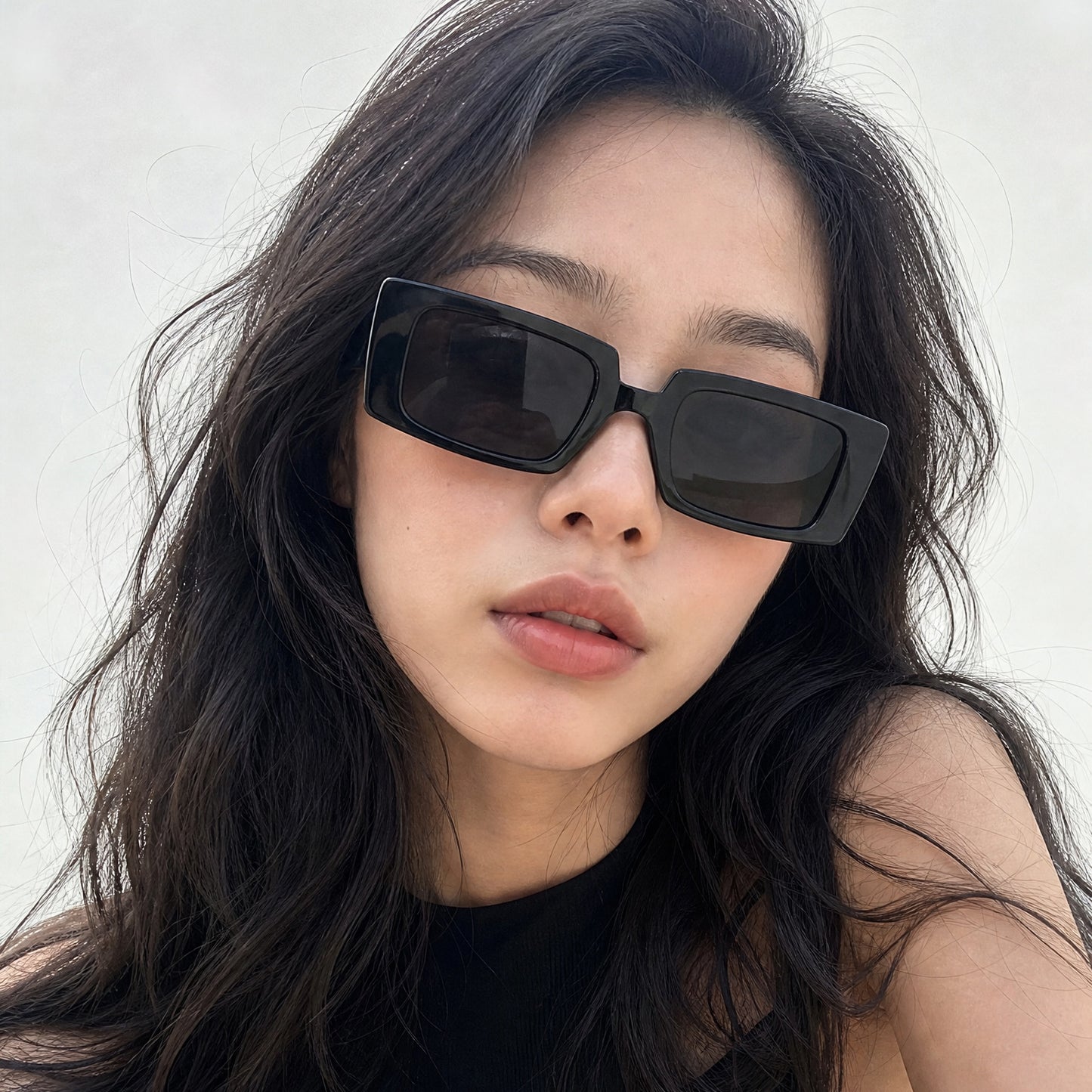 Damen oversized Sonnenbrille mit modischem Rahmen Brehn