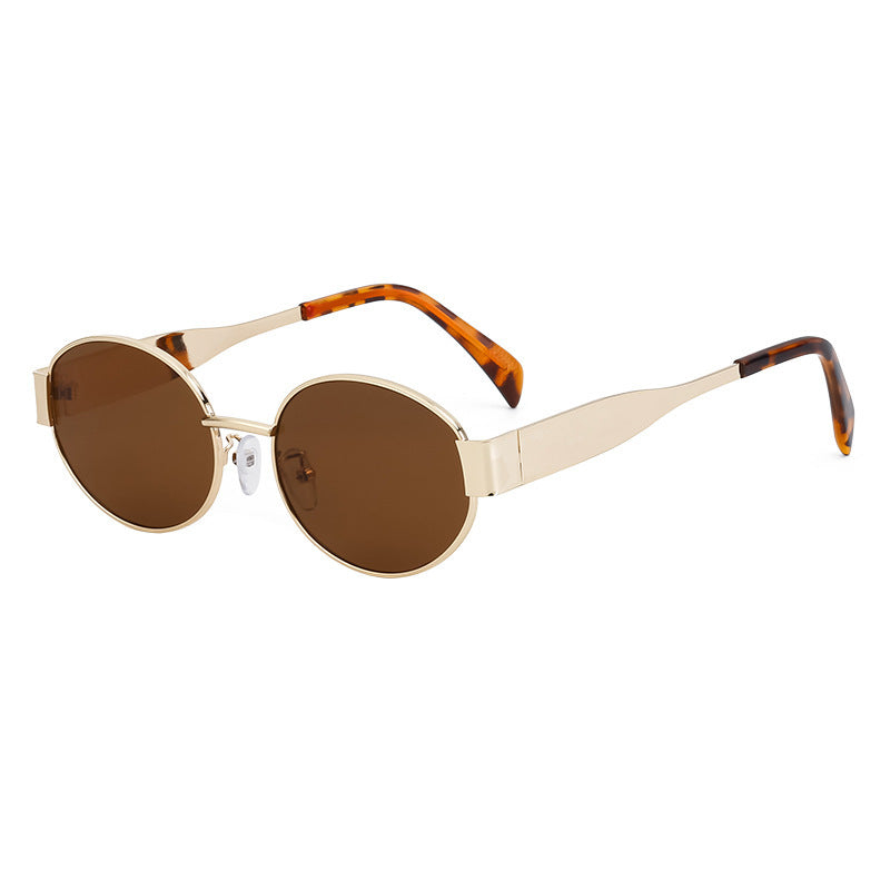 Damen modische Sonnenbrille im eleganten ovalen Design Brehn