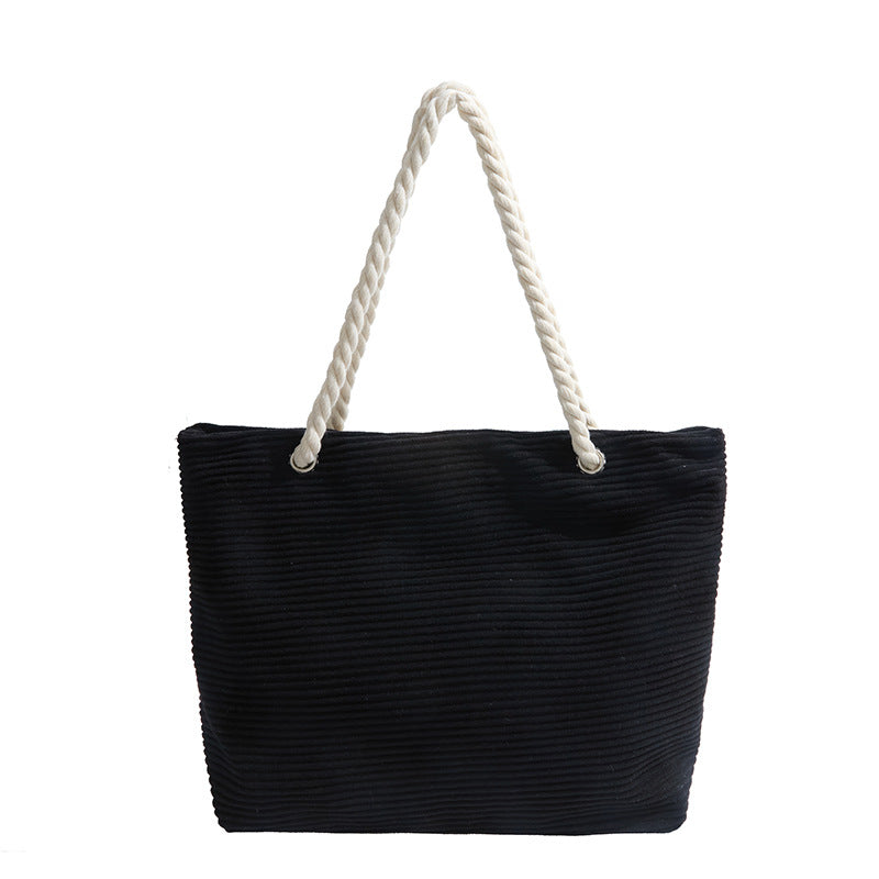 Stylische strukturierte Strandtasche Brehn