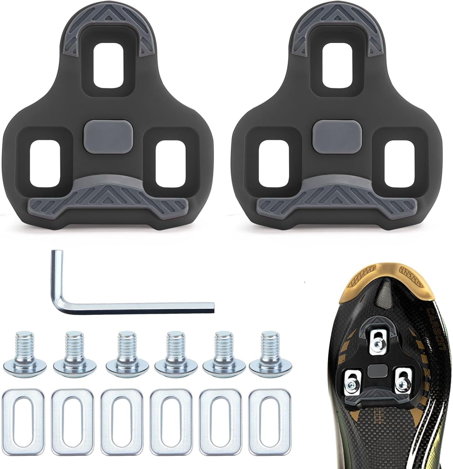 Präzisions-Fahrradschuhplatten-Set Brehn