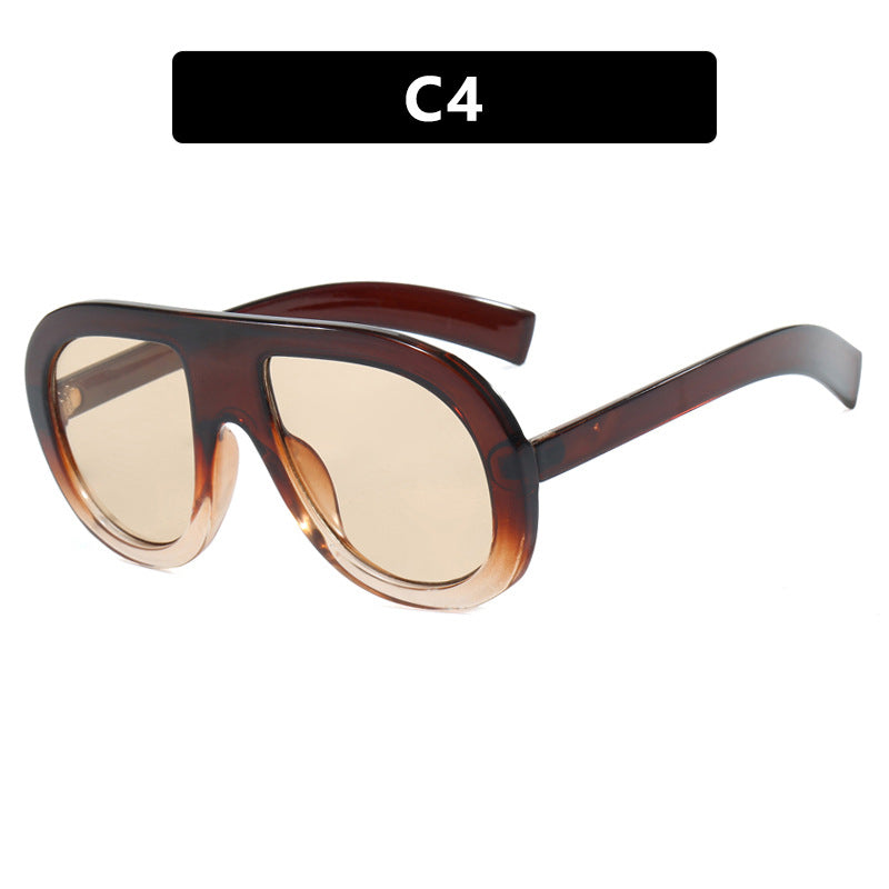 Damen oversized Sonnenbrille im futuristischen Design Brehn