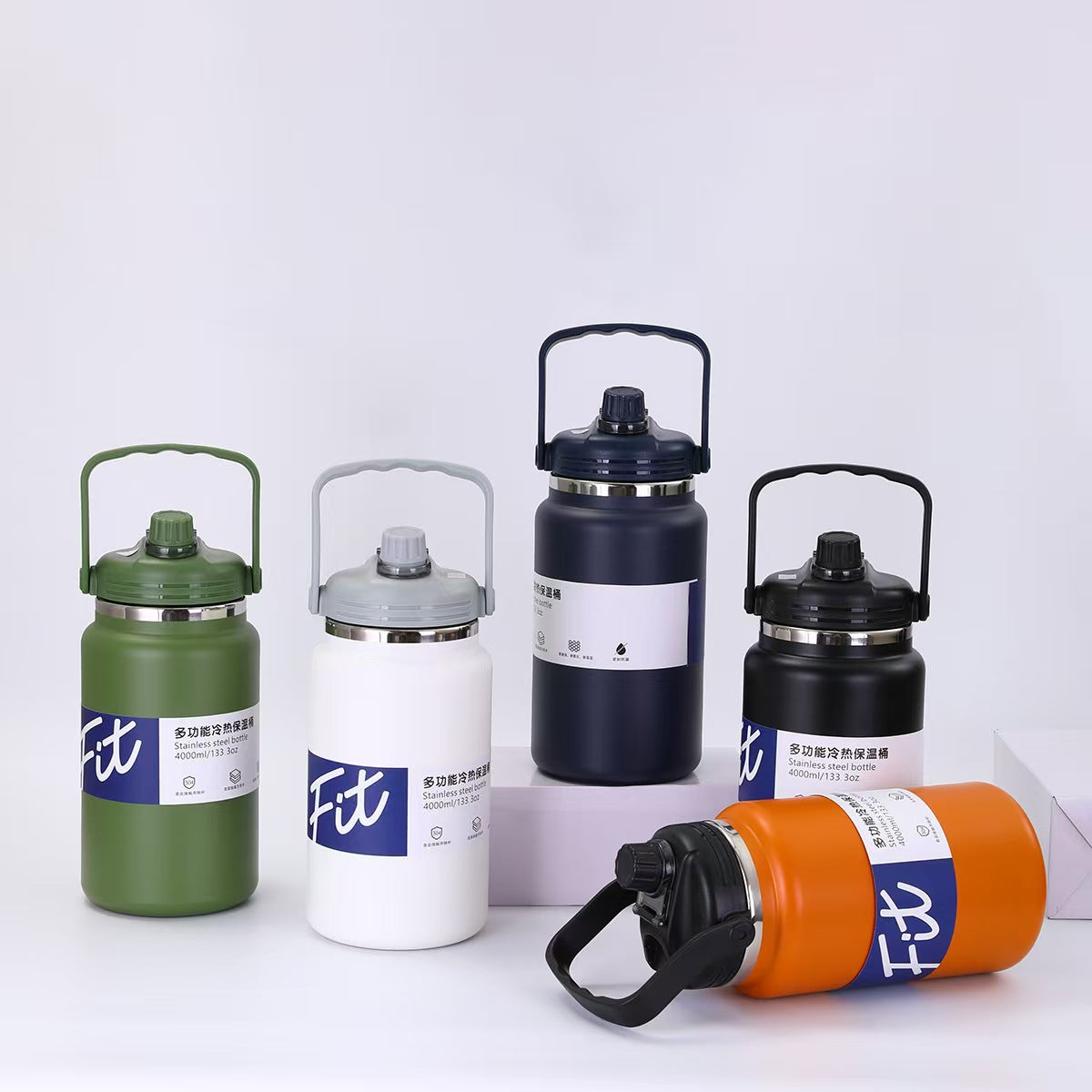 Unisex Edelstahl Trinkflasche Brehn