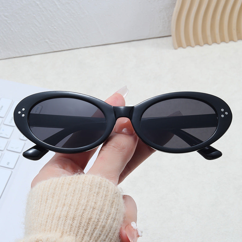 Damen modische Sonnenbrille im eleganten Ovaldesign Brehn