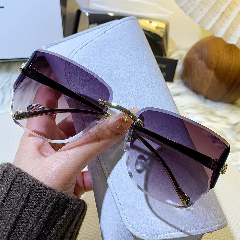 Damen exklusive geometrische Sonnenbrille Brehn