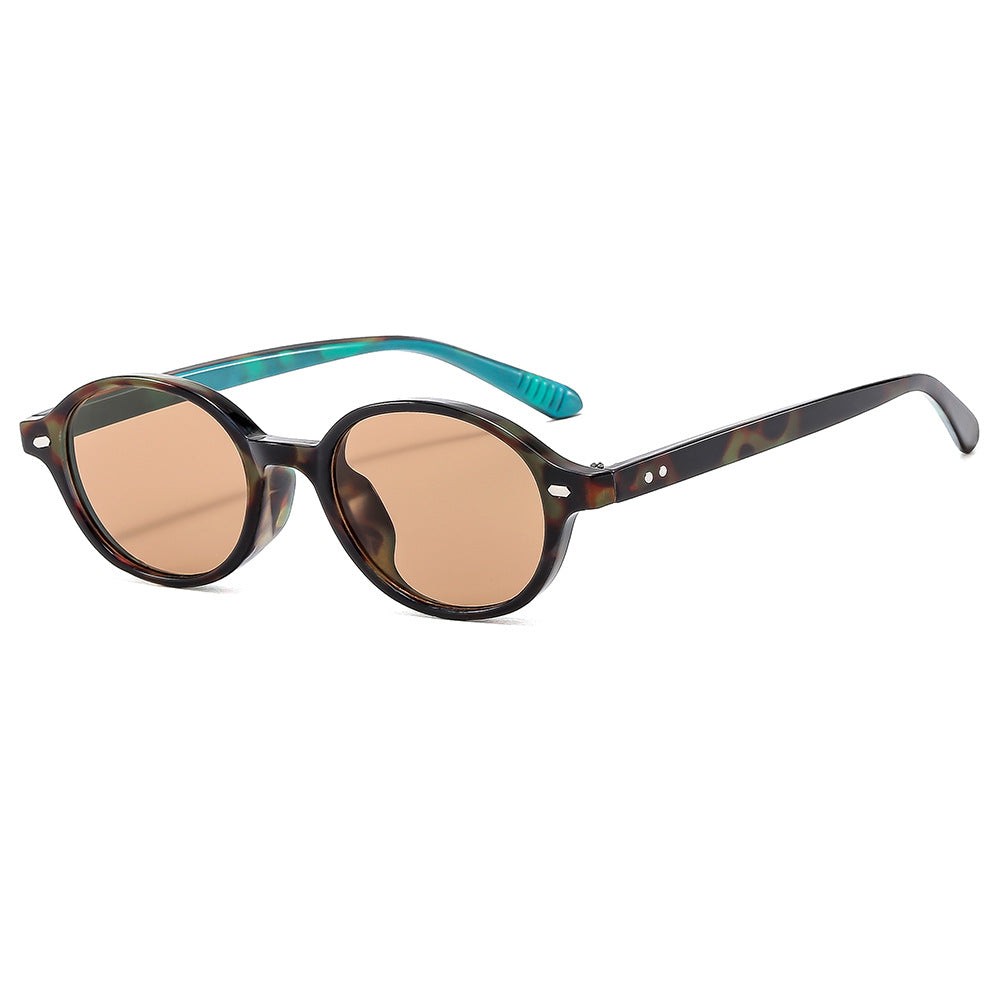 Damen stilvolle und zeitgenössische Sonnenbrille im ovalen Design Brehn