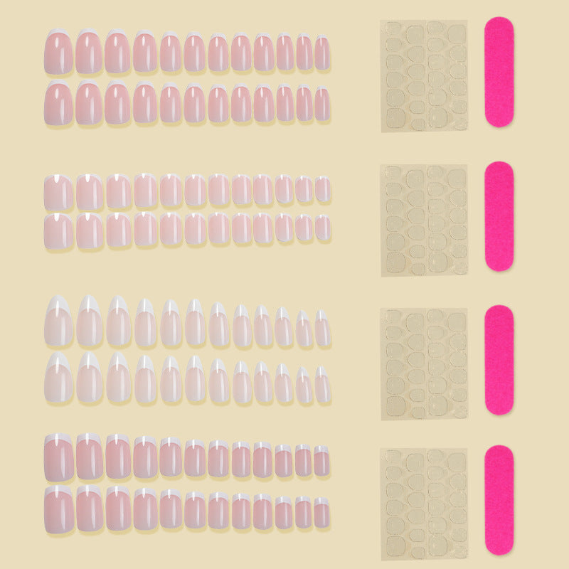 Premium Langanhaltendes Press-On Nagelset Brehn