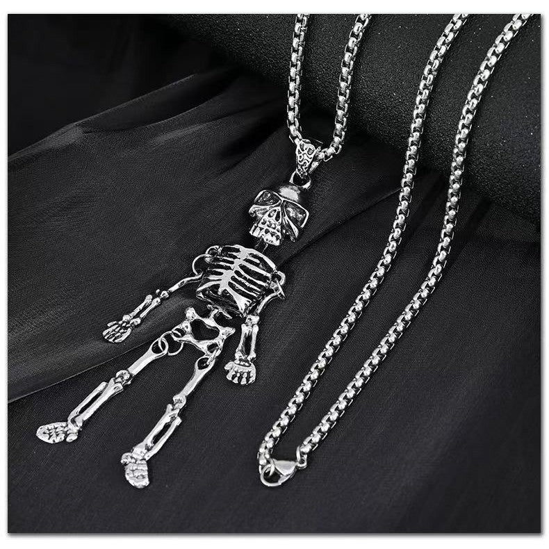 Skeleton Anhänger Halskette Brehn