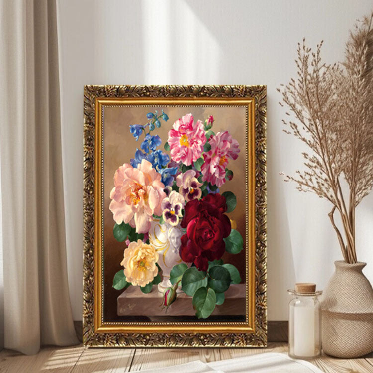 Vintage Blumen Kunstwerk